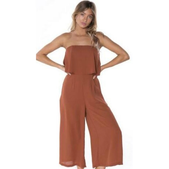One and Only Collective Inc - Strapless Jumpsuit - Picture 4 of 5